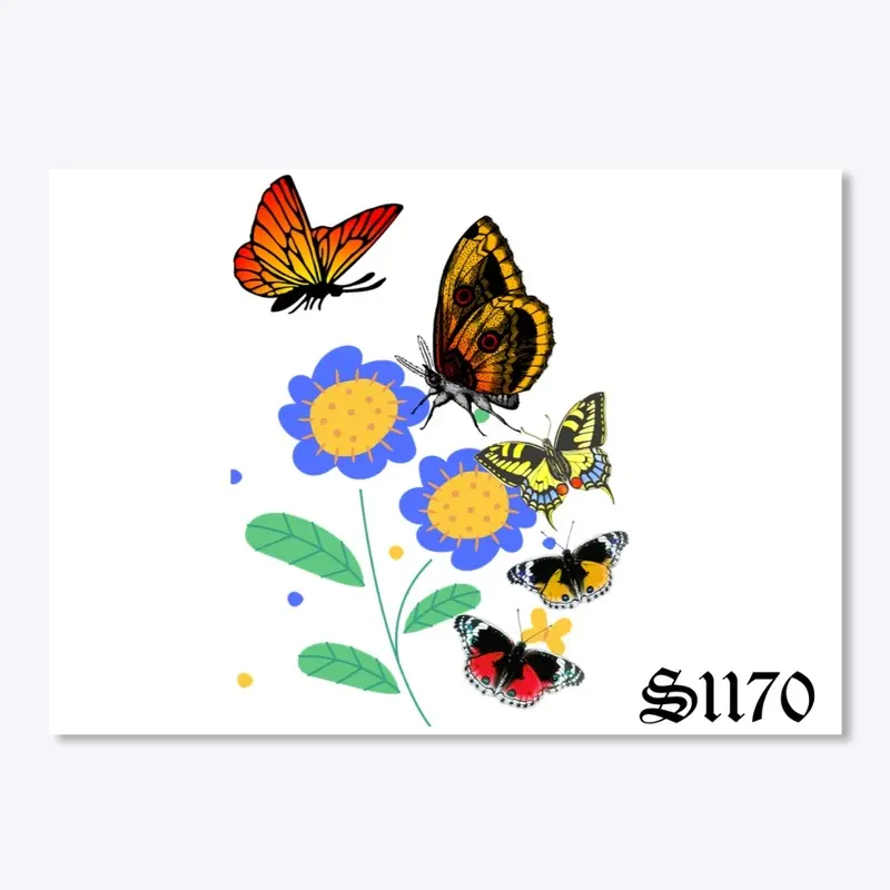 Butterflies  on a flower