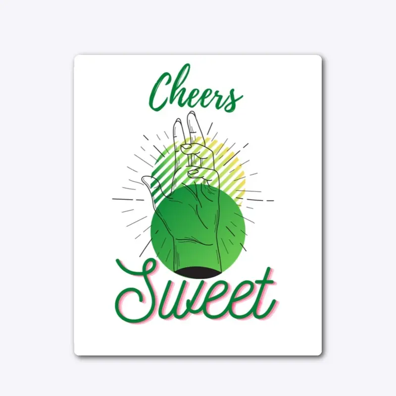 ecological green cheers and sweet